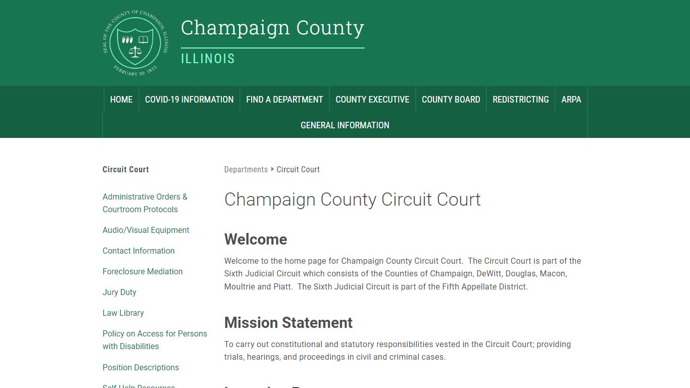 Circuit Court | Champaign County Illinois